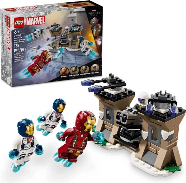 LEGO Marvel Iron Man a Iron Legion vs. vojak HYDRA