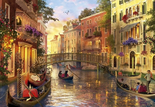 Educa Puzzle Súmrak v Benátkach - Puzzle 1500 Dielov