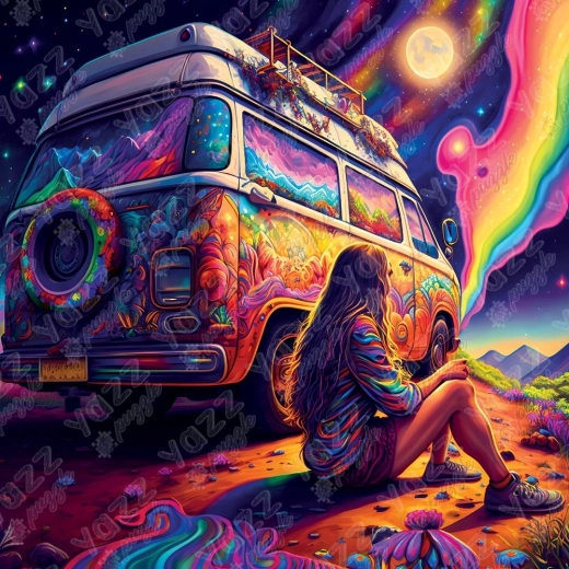 YAZZ štvorcové puzzle Pozorovanie oblohy 1023 dielikov
