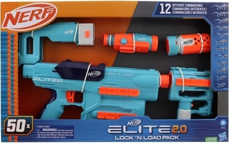 Nerf Elite 2.0 Lock ’n Load blaster sada