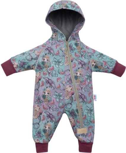 Softshellový detský overal NEW BABY Morské panny 98