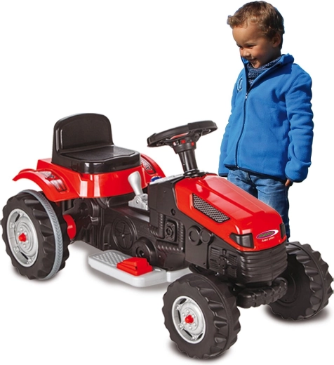 Jamara detský elektrický traktor Strong Bull červený 6V