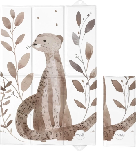 Ceba Baby cestovná prebaľovacia podložka Basic Clever Otter 60 × 40 cm