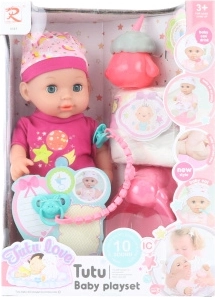 Bábika Tutu Bábätko 30 cm so čuraním a zvukmi