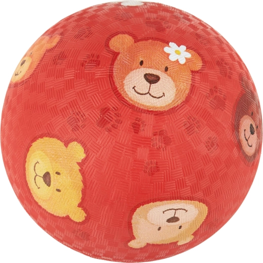 Sigikid gumová lopta na hranie – medvedíky 17 cm
