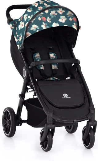 Športový kočík Petite&Mars Street+ RWS Black Limited 100 Flowers