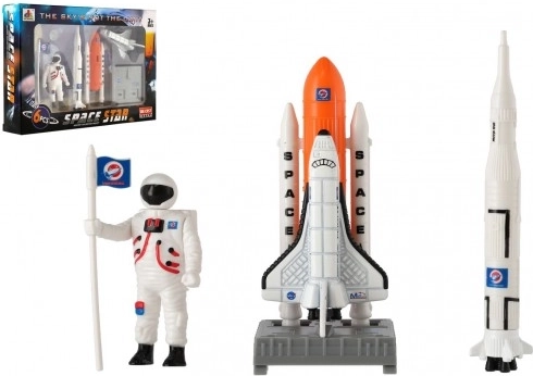 Vesmírna hračka - sada astronautom a raketoplánu
