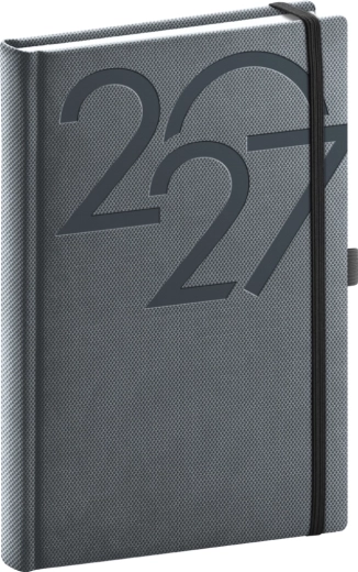 Notique denný diár Ajax 2027 čierny 15 × 21 cm