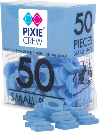 Pixie crew malé silikónové pixely svetlomodré (cca 50 ks)