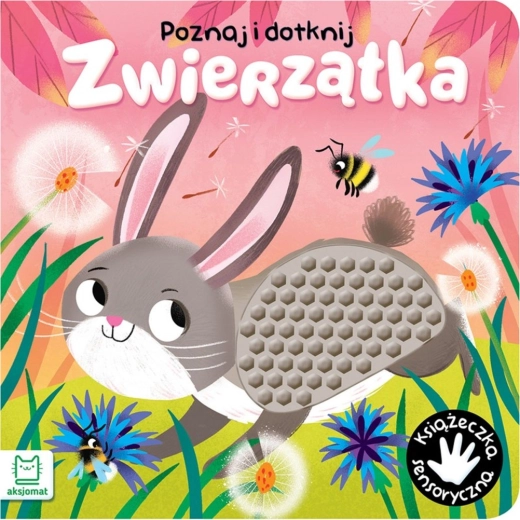 Spoznaj a dotkni sa zvieratiek – zmyslová knižka pre najmenších