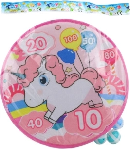 Terč s jednorožcom na suchý zips 35 cm