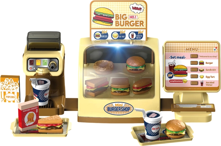 Woopie mini burger shop Big Burger – detský fastfood set