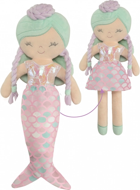 Plyšová bábika Ocean Fantasy - 36 cm s kolískou