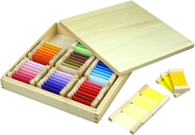 Montessori farebné doštičky 3 – odtiene