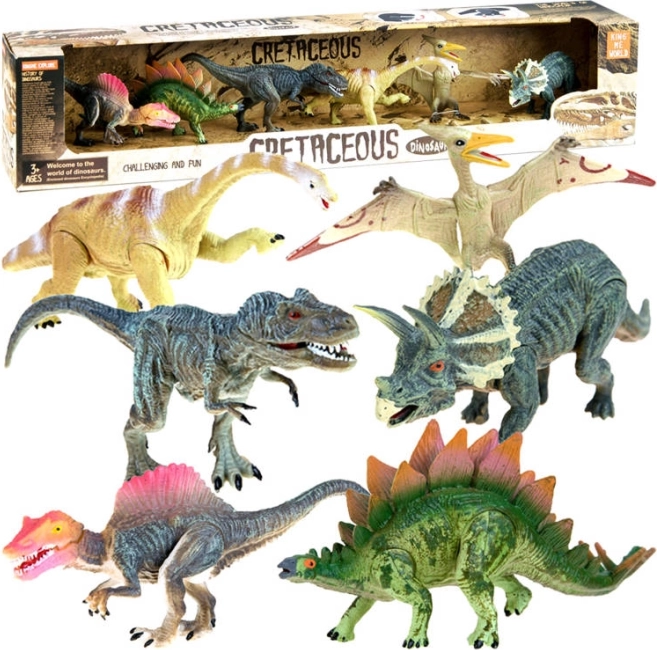 Sada dinosaurov - maľované figúrky