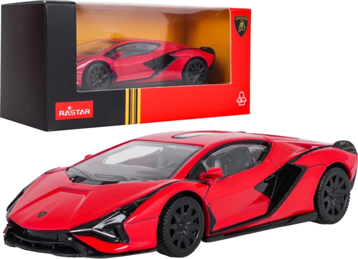 Kovový model Lamborghini Sián RASTAR v mierke 1:43 – Červená