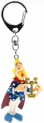 Plastoy kľúčenka Trubadix s lyrou (Asterix & Obelix) - 1 kus