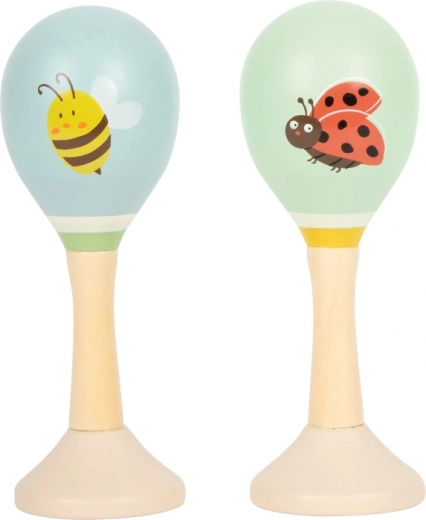 Jemný a príjemný hrkavý zvuk