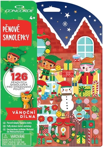 Penené samolepky Vianočná dielňa CONCORDE