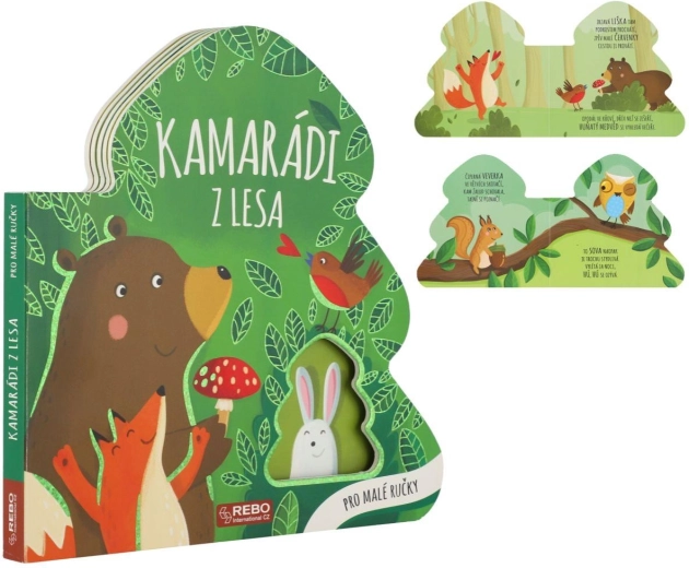 Knižka Kamaráti z lesa pre najmenších