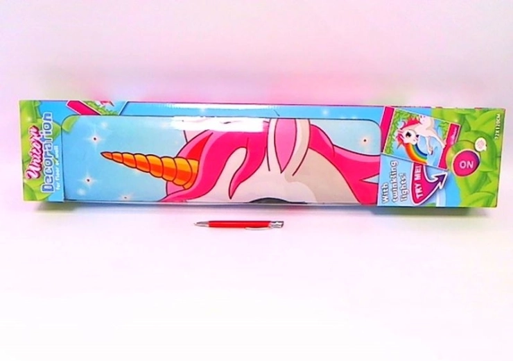 Detská podložka s jednorožcom s LED svetielkami 72 × 120 cm