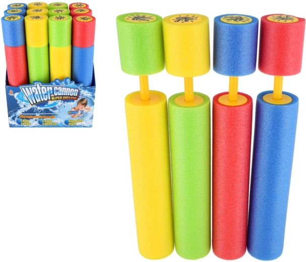 Penové vodné delo 40 cm – 4 farby (12 ks v boxe)