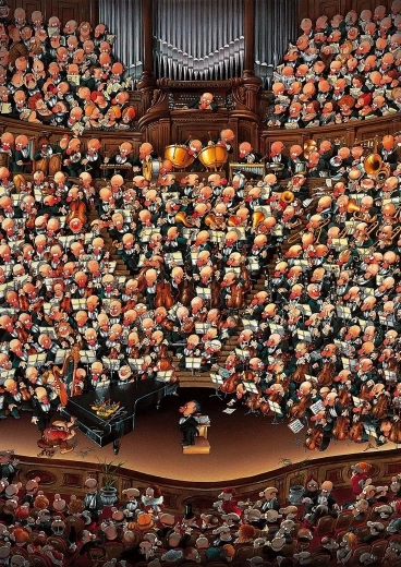 Puzzle HEYE Orchester 2000 dielikov