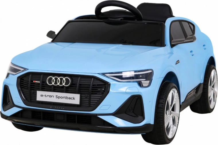 Elektrické odrážadlo Audi e-tron Sportback pre deti s 4x4 a diaľkovým ovládaním – Modrá