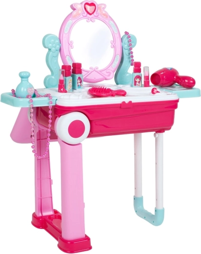 Čarovný toaletný stolík z kufríka 2v1