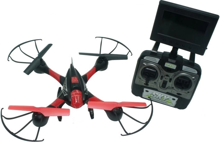 FPV živý prenos na LCD monitore