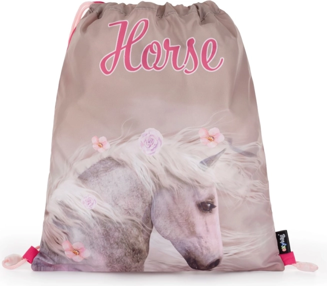 Vrecko na telocvik OXYBAG kôň Romantic 30 × 37 cm