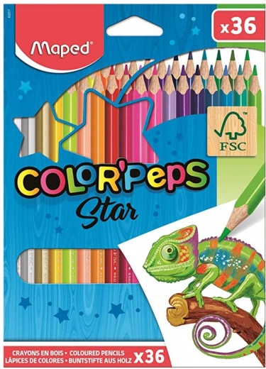 Pastelky MAPED Color'Peps, 36 ks