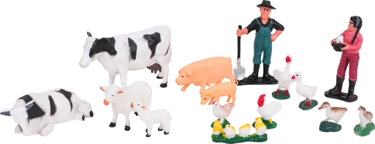 Mnoho zvieratiek a doplnkov