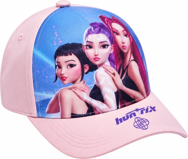 Detská šiltovka K-Pop Demon Hunters HUNTR/X fialovo-čierna