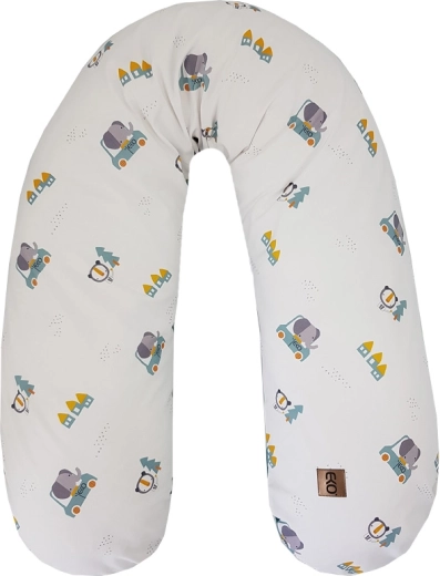 EKO dojčiaci a tehotenský vankúš velvet Cars 180 cm