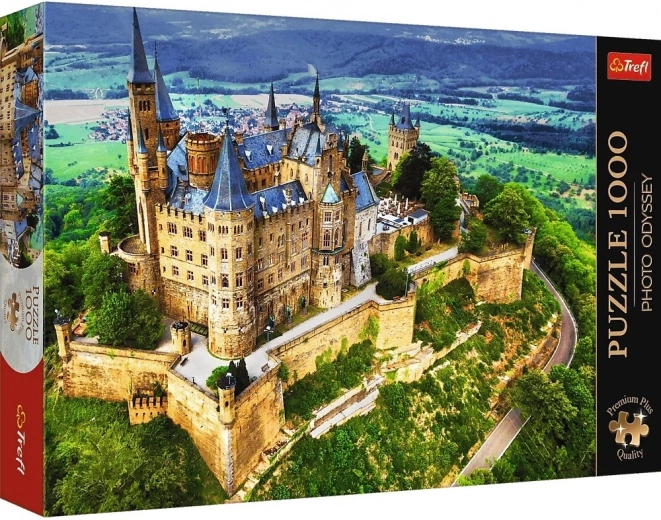 Puzzle TREFL Premium Plus Photo Odyssey – hrad Hohenzollern, Nemecko (1000 dielikov)