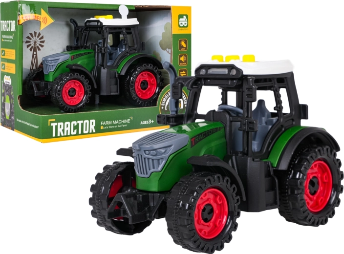Interaktívny traktor so svetlami a zvukmi, tmavozelený - 1 kus