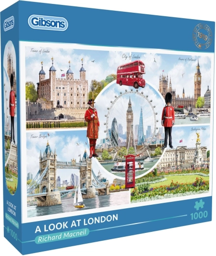 Gibsons puzzle Pohľad na Londýn 1000 dielikov
