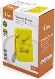 Prevliekačka syr s myškou – vzdelávacia hračka pre deti 3+