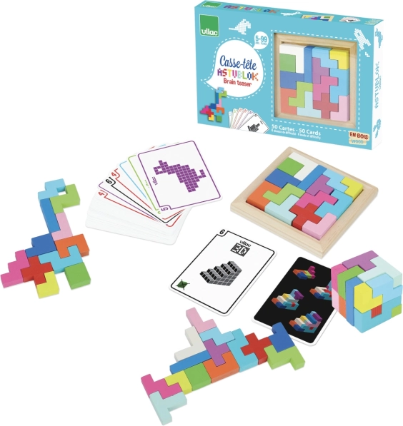 Hlavolamy Vilac Tangram z Dreva