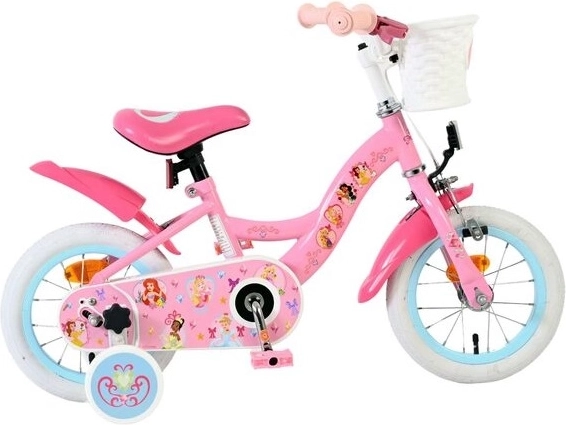 Detský bicykel Disney Princess 12" s balančnými kolieskami