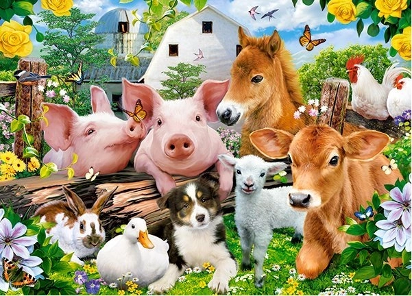 Puzzle 60 dielikov Farm Friends