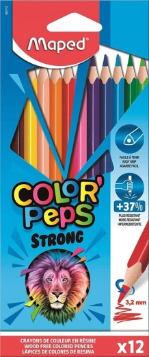 Pastelky Maped Color'Peps Strong - sada 12 kusov