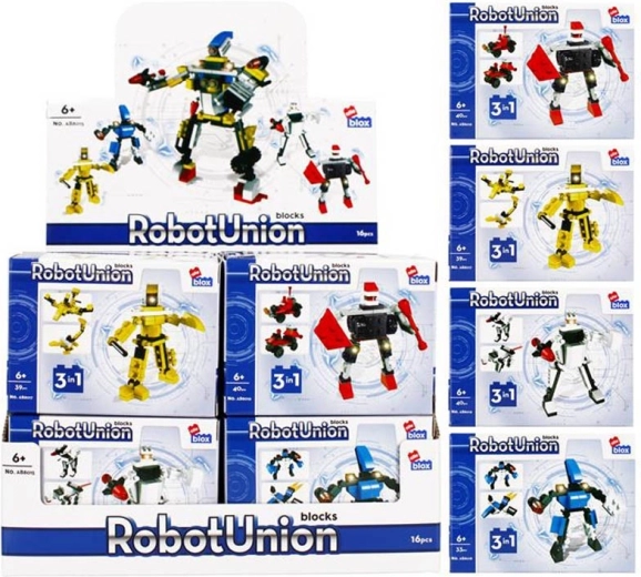 Stavebnica robot 3v1 – 4 varianty