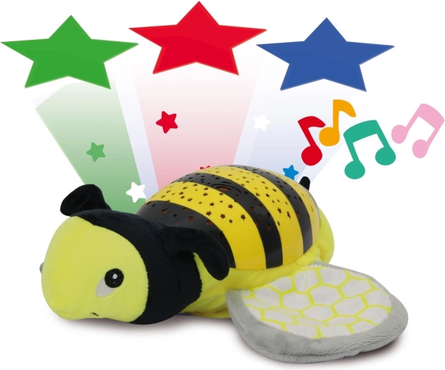 Nočné svetlo s projektorom a melódiami Jamara Dreamy Bee - 1 kus