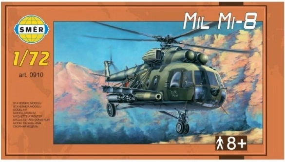 Plastikový model vrtuľníka Mil Mi‑8 1:72