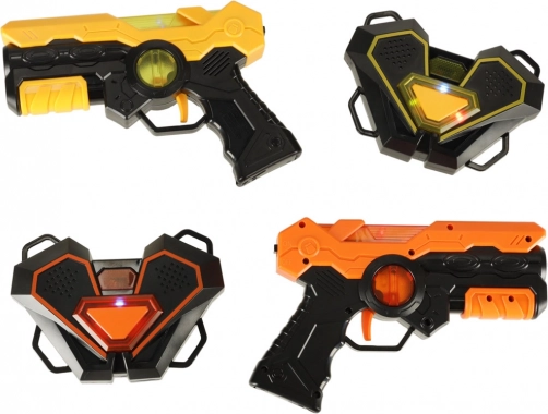 Laser tag sada pre 2 hráčov – 2 pištole a 2 interaktívne terče