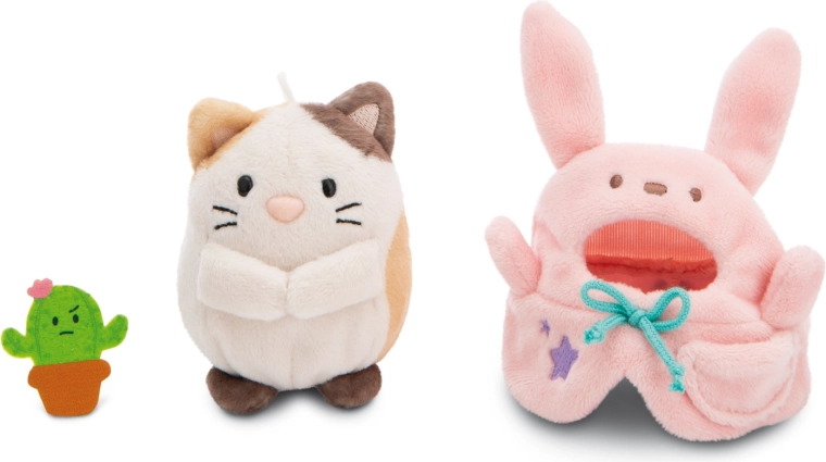 Roztomilý set 3v1: Angy, kaktus Moodi a zajačí kostým