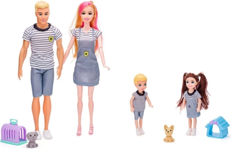 Woodyland moderná rodinka s maznáčikmi