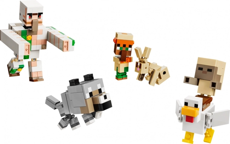 6 pohyblivých postáv z Minecraftu